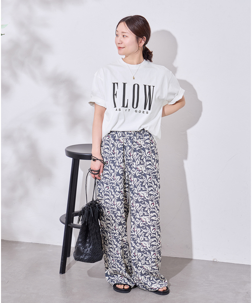 tシャツ FLOW LOGO TEE レディースの画像