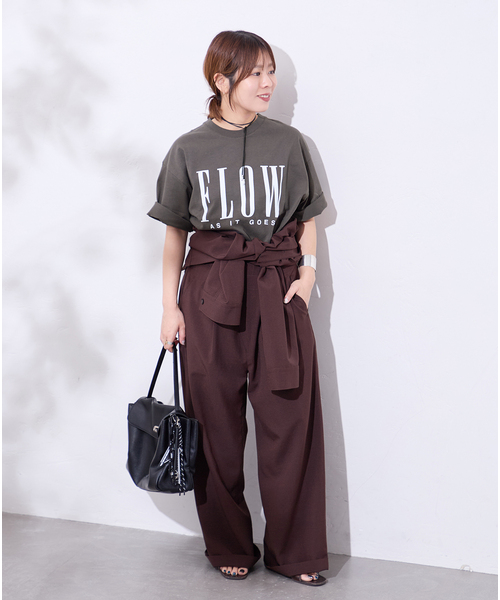 tシャツ FLOW LOGO TEE レディースの画像
