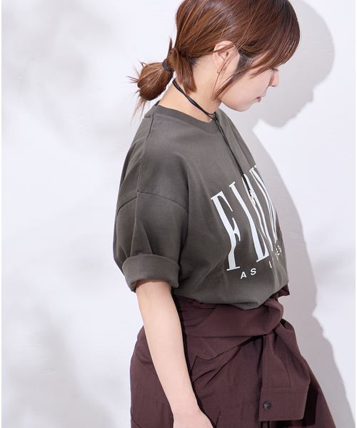 tシャツ FLOW LOGO TEE レディースの画像