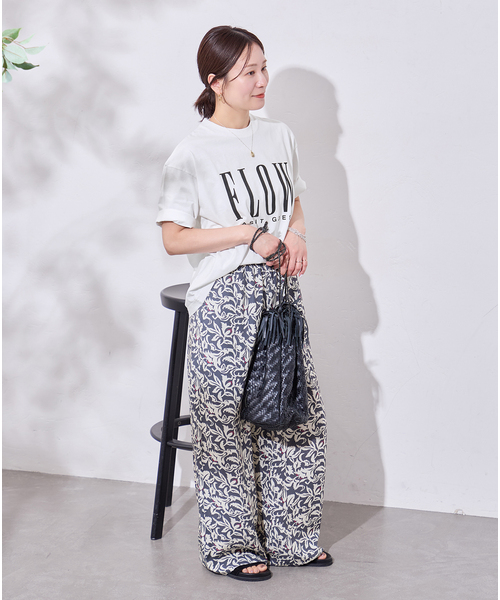 tシャツ FLOW LOGO TEE レディースの画像