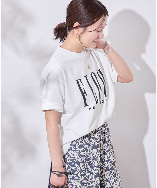 tシャツ FLOW LOGO TEE レディースの画像