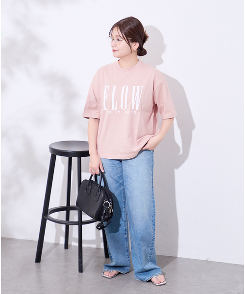 tシャツ FLOW LOGO TEE レディースの画像