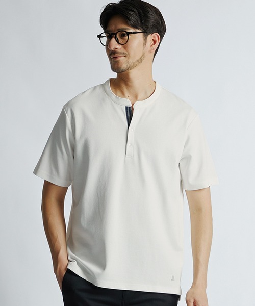 LANVIN en Bleu ポロシャツ 半袖 速乾・防シワ・UVカット「COOLFIBER