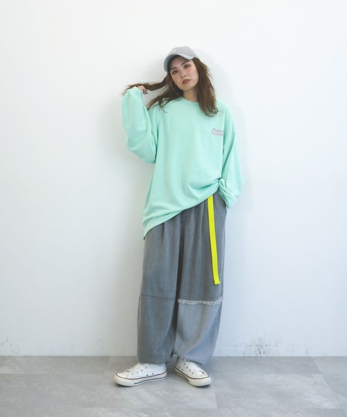 「niko and...」 デニムパンツ LARGE ライトグレー レディース_画像5