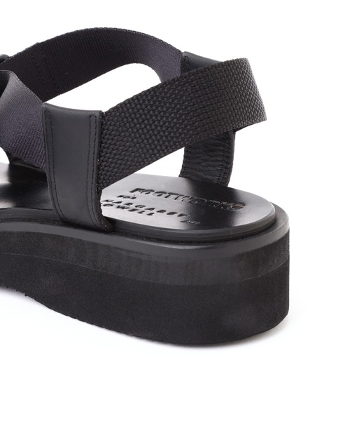 サンダル FOOTWORKS FOR MARGARET HOWELL STRAP SANDALS メンズの画像