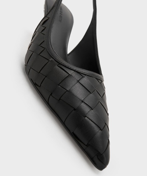 「CHARLES & KEITH」 パンプス 22.5cm ブラック レディース_画像5