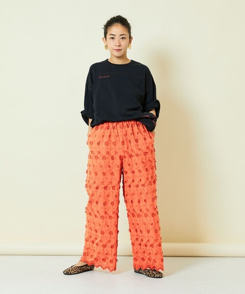 「Freada」 イージーパンツ ONE SIZE ブラック レディース_画像7