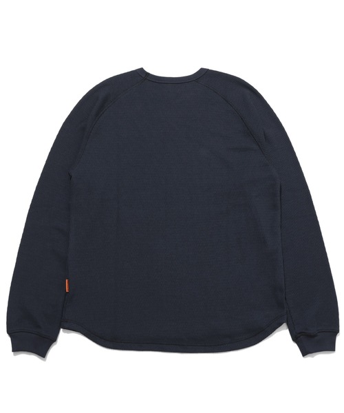 「KRIFF MAYER」 長袖Tシャツ MEDIUM ネイビー メンズ_画像3