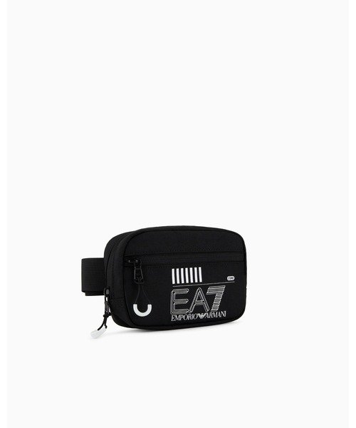 「EMPORIO ARMANI EA7」 ウエストバッグ FREE ブラック×ゴールド メンズ_画像4