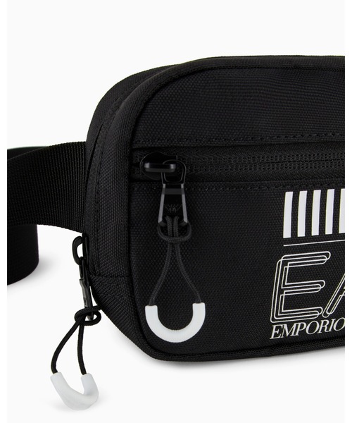 「EMPORIO ARMANI EA7」 ウエストバッグ FREE ブラック×ゴールド メンズ_画像6