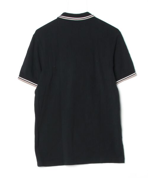 「FRED PERRY」 半袖ポロシャツ M ブラック レディース_画像2
