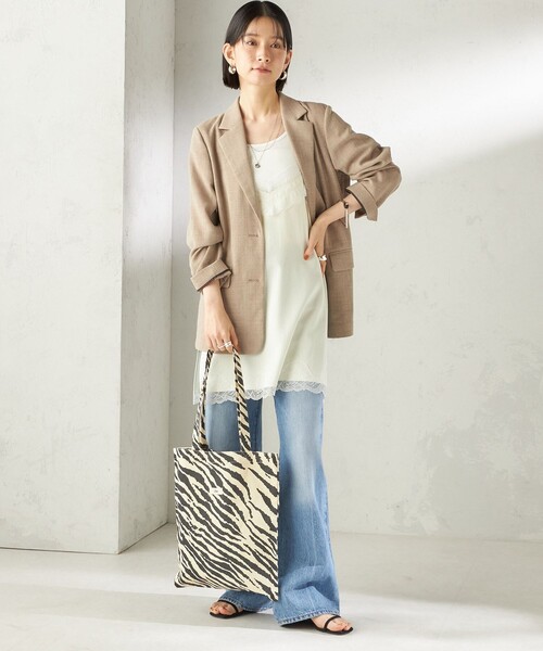 「Uhr」 トートバッグ ONE SIZE ブラウン レディース_画像5
