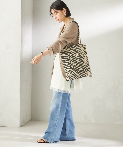 「Uhr」 トートバッグ ONE SIZE ブラウン レディース_画像6