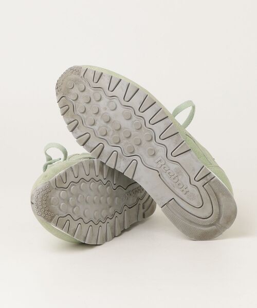 「Reebok」 ローカットスニーカー 25.5cm グリーン レディース_画像3
