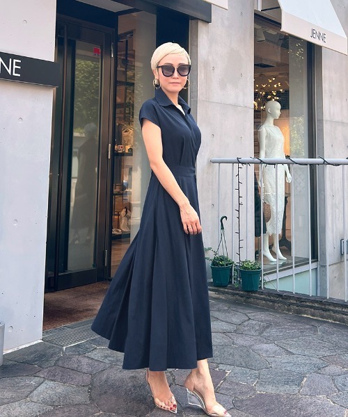 JENNE」 ノースリーブワンピース SMALL レッド レディース : ZOZOTOWN