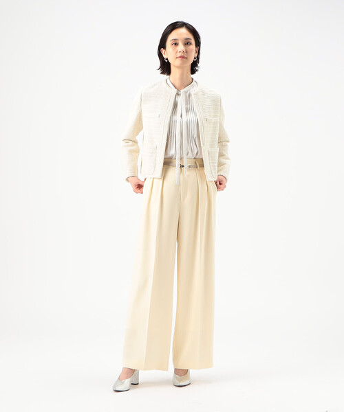 「K.T KIYOKO TAKASE」 パンツ 9号 ブラック レディース_画像7