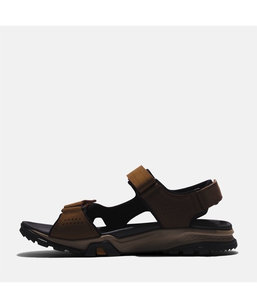 「Timberland」 サンダル 25.0cm ダークブラウン メンズ_画像6