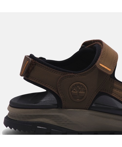 「Timberland」 サンダル 25.0cm ダークブラウン メンズ_画像7