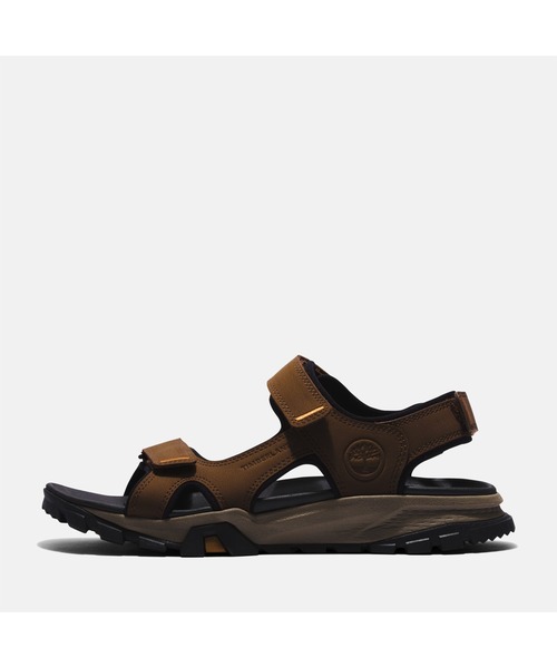 「Timberland」 サンダル 25.0cm ダークブラウン メンズ_画像8
