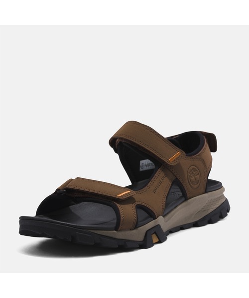 「Timberland」 サンダル 25.0cm ダークブラウン メンズ_画像9