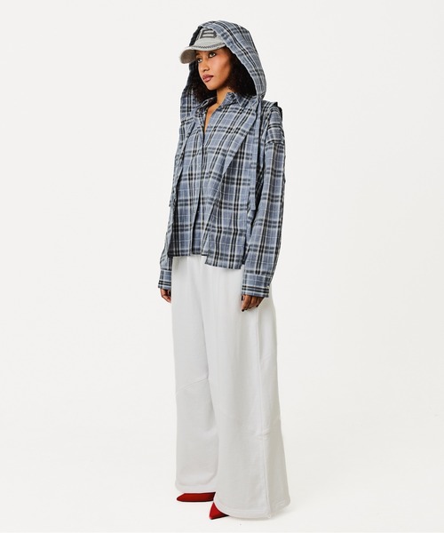 BEEDEN ブラウス シャツ MULTI BUTTON CHECK SHIRT レディース