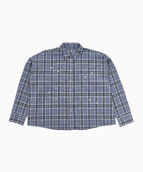 BEEDEN ブラウス シャツ MULTI BUTTON CHECK SHIRT レディース