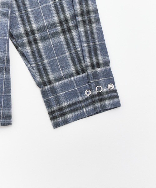 BEEDEN ブラウス シャツ MULTI BUTTON CHECK SHIRT レディース