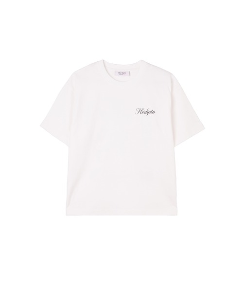 Her lip to tシャツ 半袖 HLT x Hello Kitty Tabloid Tee レディース