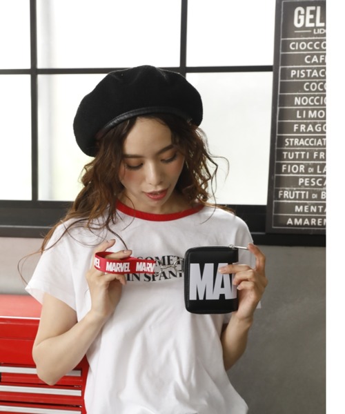 財布 MARVEL(マーベル)チャーム付二つ折り財布|ZOZOTOWN |03