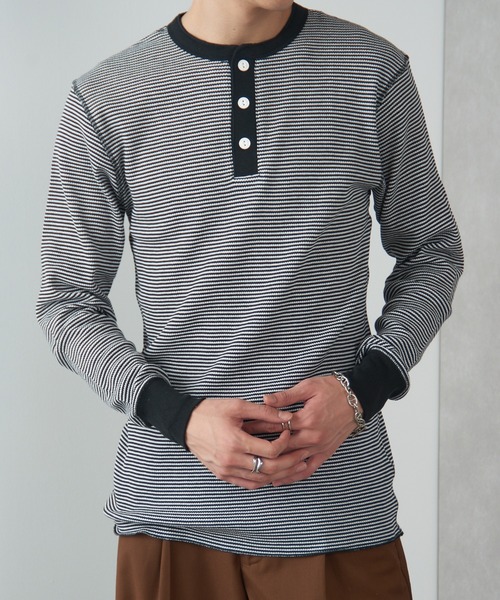 yuu★healthknit ワッフルTシャツ2枚(タグ付き) 50％OFF】HEALTHKNIT（ヘルスニット）別注 2パックTシャツ 7分袖＋