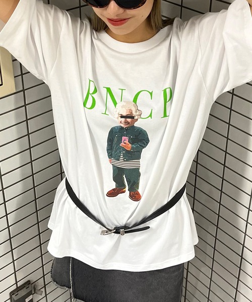 tシャツ 「ZOZO限定」「BNCP」偉人プリントTシャツ レディース メンズ