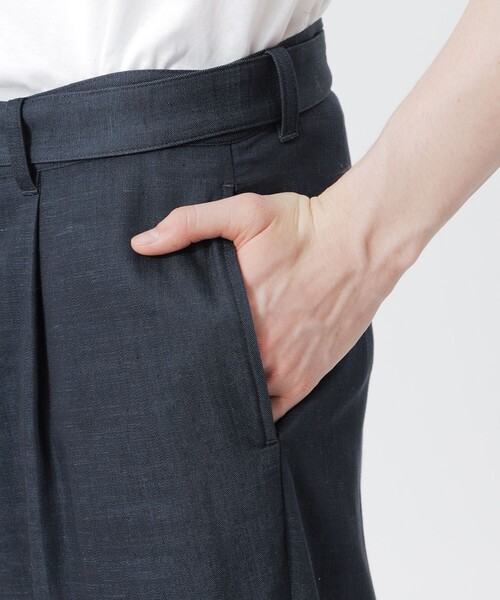 LOVELESS（ラブレス） スラックス ベルテッド デニムスラックス メンズ