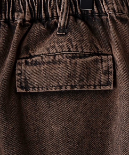 SITRY ジーンズ color denim wide cargo pants/カラーデニム