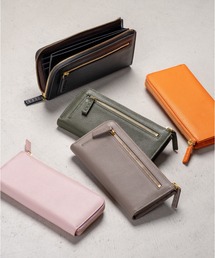 MURA（ムラ） 財布 牛革 シュリンクレザー スキミング防止 YKK L字