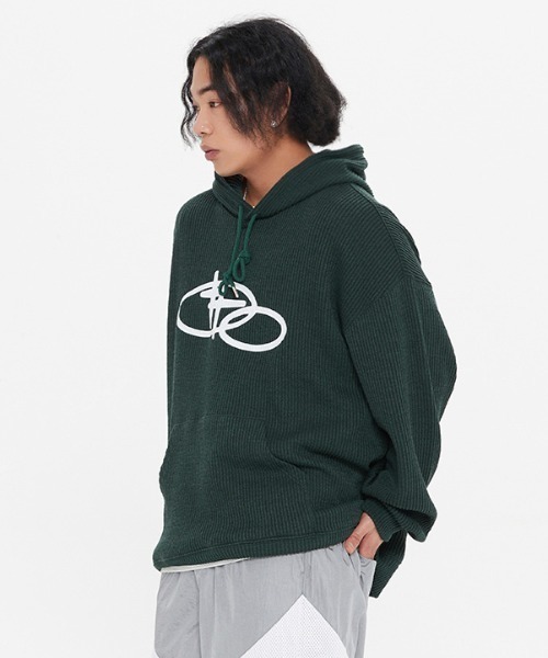 ROMANTIC CROWN★Unisex★R LOGO L/S_2色 ROMANTIC CROWN パーカー A'GEM/9 × .kom「ROMANTIC CROWN