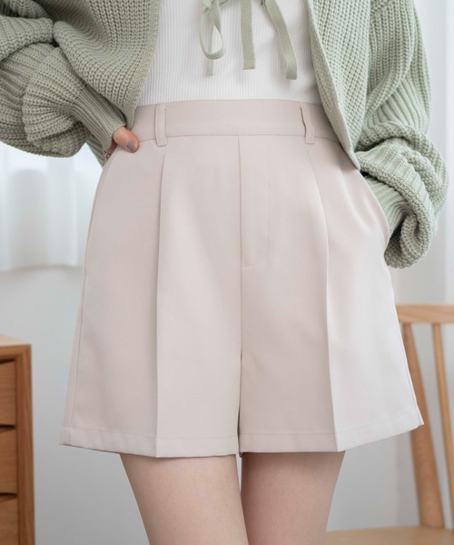 WEGO スラックス パンツ WEGO/タックショートパンツ レディース