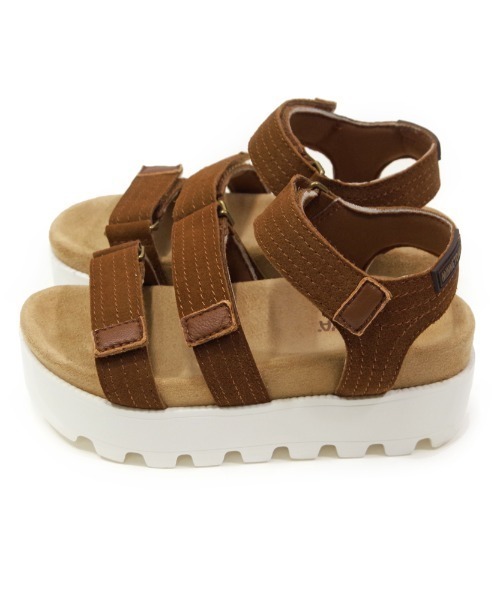 Minnetonka サンダル 「MINNETONKA/ミネトンカ」 ベルクロ厚底