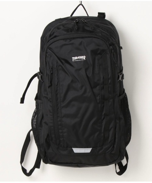【フロントポケットが機能的！】スラッシャー　デイパック TH-D BK THRASHER デイバック リュック スラッシャーBack Pack 30L(ST