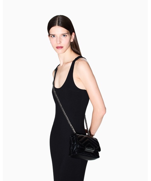 ARMANI EXCHANGEのハンドバッグ、ショルダーバッグ ARMANI EXCHANGE (アルマーニ エクスチェンジ) BOXロゴバックル