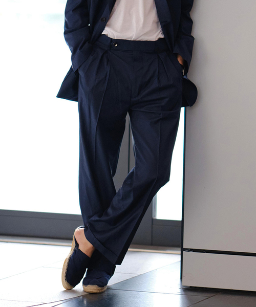 EDIFICE LA BOUCLE パンツ スラックス メンズ 「LA / ラブ―クル