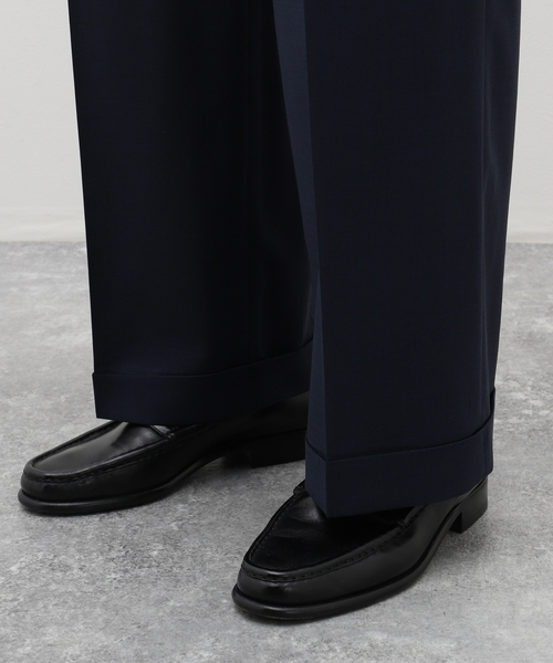美品 EDIFICE LA BOUCLE 23AW UK Officer パンツ LA BOUCLE / ラブ―クル】UK Officer パンツ | エディフィス