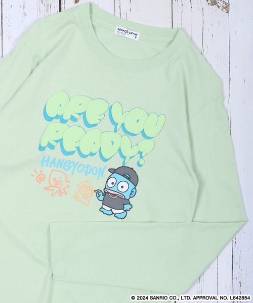 sanrio tシャツ characters ハンギョドン 長袖Tシャツ メンズ