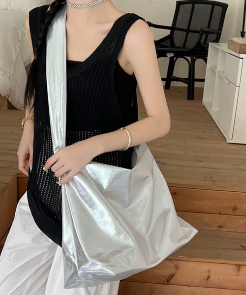 DIAVEL ショルダーバッグ バッグ 2WAYギャザーバッグ レディース