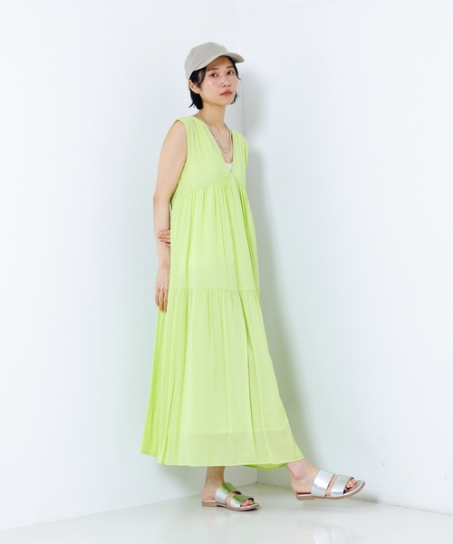 collex（コレックス） ワンピース 「WEB限定」シアーメランジ