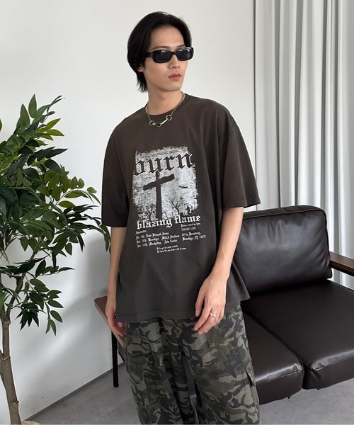 tシャツ ブリーチ加工チャームT メンズ レディース : ZOZOTOWN Yahoo