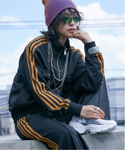 CLASS SIDE CAR TRUCK PANTS クラス トラックパンツ ANPAS パンツ Nylon Fabric Side Line Color Switching Track