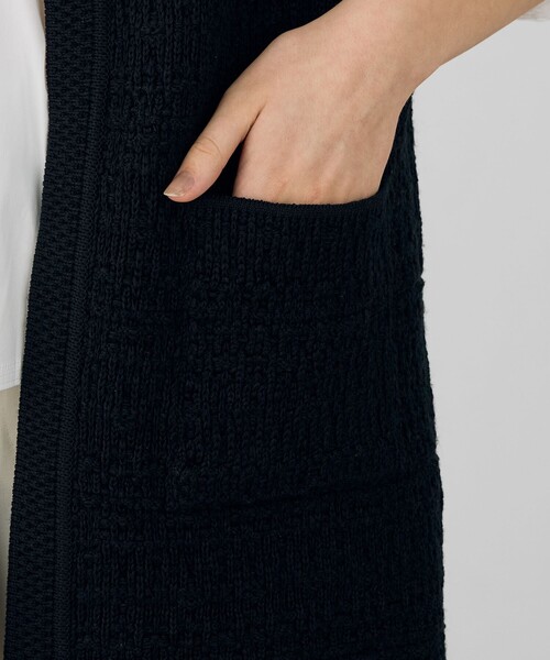 DES PRES（デプレ） ベスト ジレ タックパターン フロントオープンジレ