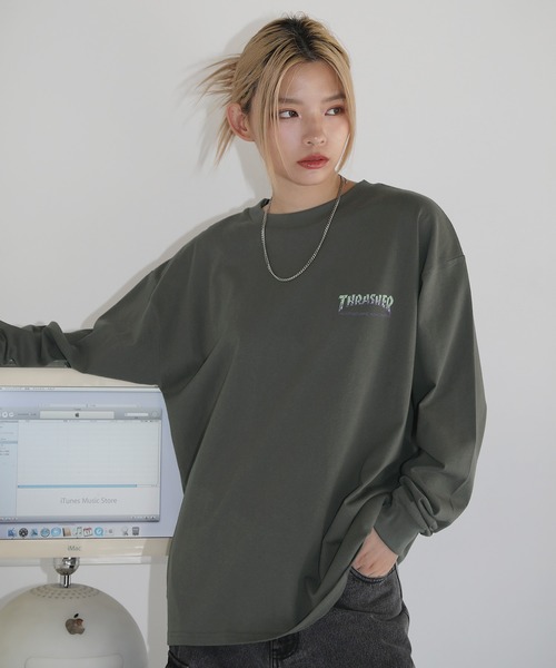 THRASHER tシャツ THRASHER×MSG/スラッシャー 別注 ビンテージ