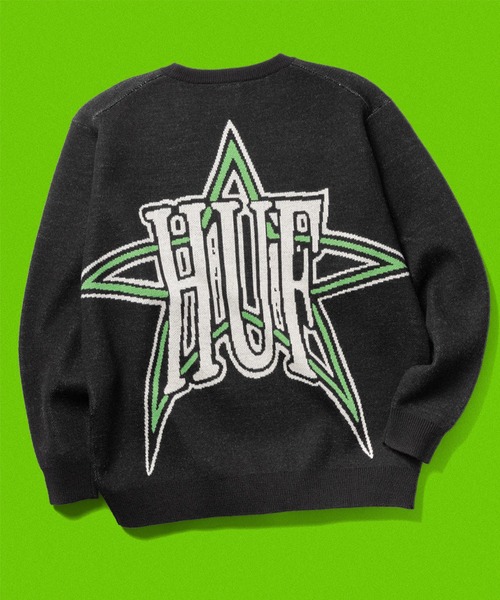 セーター ニット GALACTIC JACQUARD SWEATER / HUF ニット セーター 