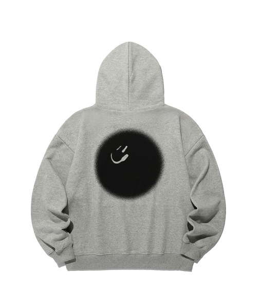 パーカー 「UNISEX」ISTKUNST／スマイルボールフーディー（ウラケ） レディース メンズ ISTKUNST パーカー 「UNISEX」ISTKUNST／スマイルボール
